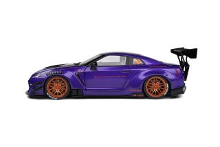 Nissan GT-R (R35) lila Liberty Walk Body kit 2.0 2022 S1805812 Solido 1:18 Metallmodell